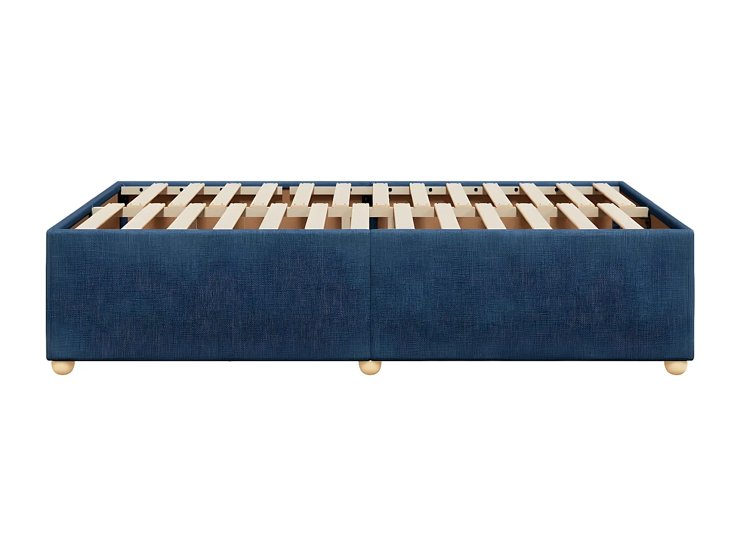 Estrutura de cama 120x190 cm tecido azul