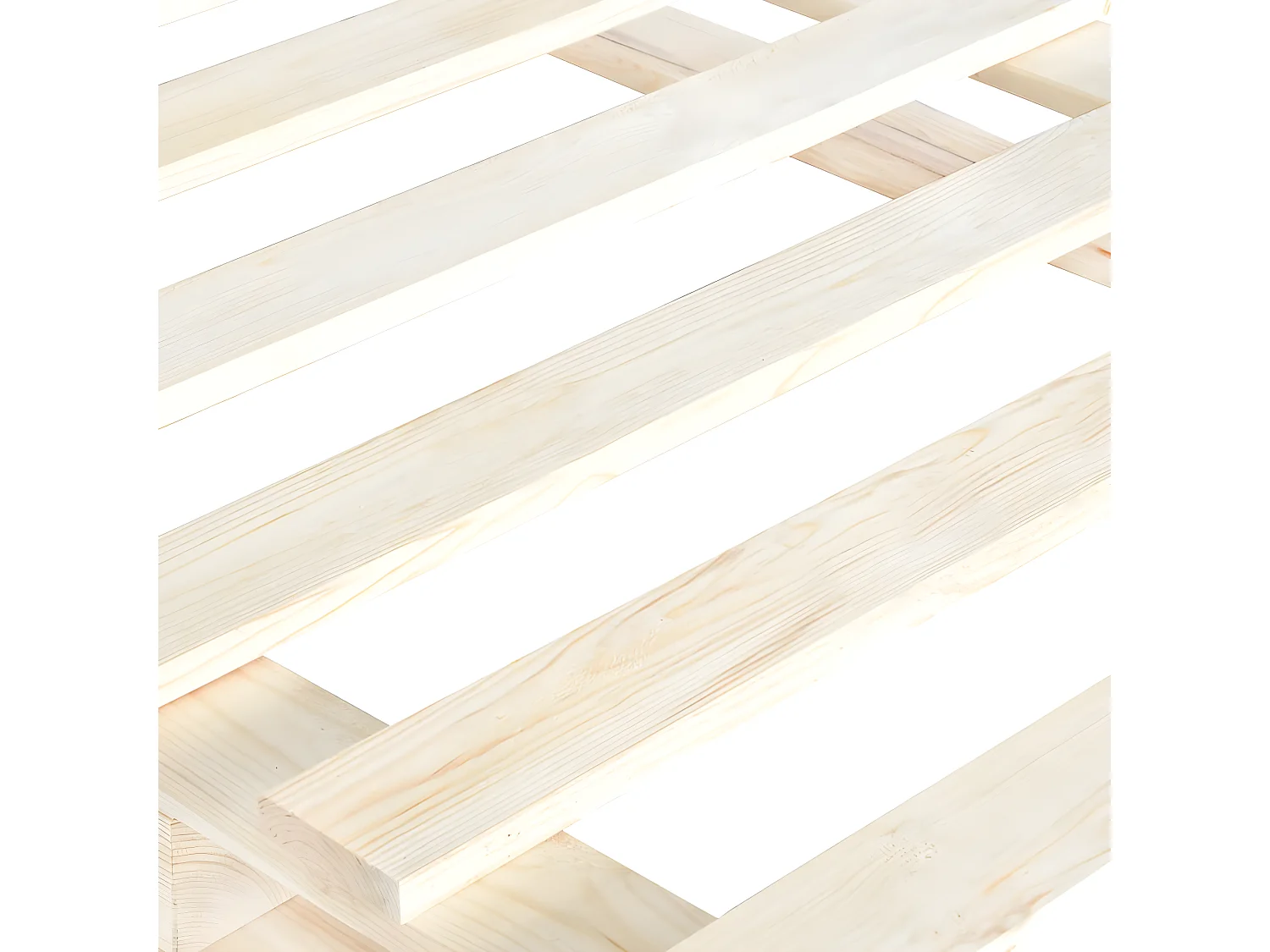 Cadre de lit avec tête de lit 90x200 cm bois de pin massif