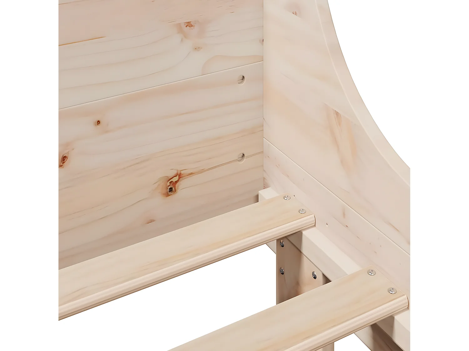 Cadre de lit avec tête de lit 200x200 cm Bois de pin massif