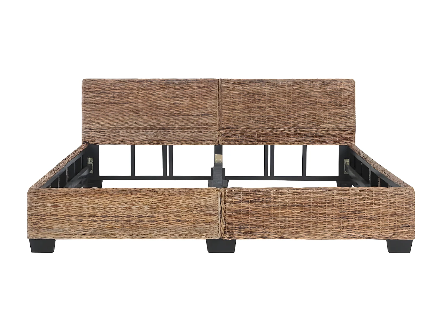 Cadre de lit Rotin naturel 180 x 200 cm