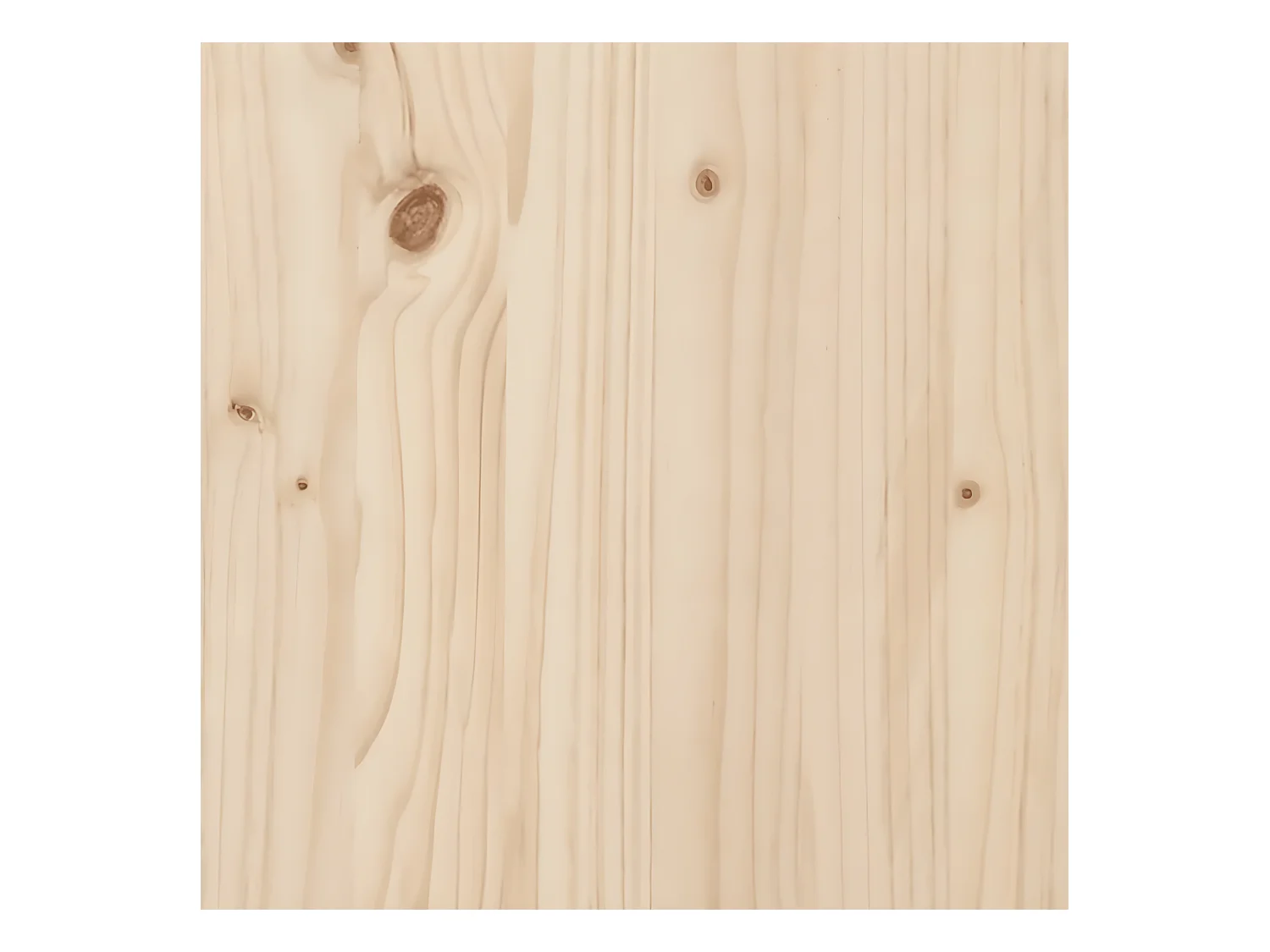 Cadre de lit sans matelas 75x190 cm bois de pin massif