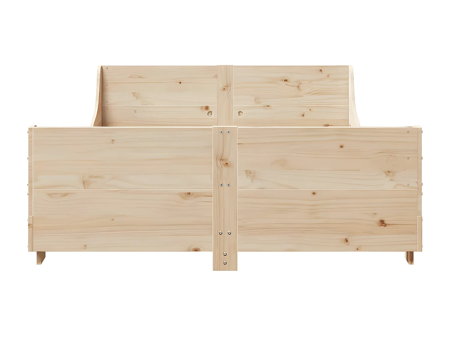 Cadre de lit sans matelas 120x190 cm bois de pin massif