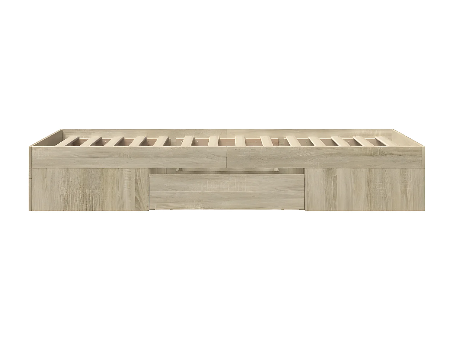 Estrutura cama 100x200 cm derivados de madeira carvalho sonoma