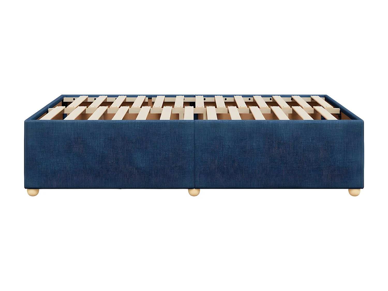 Estrutura de cama 120x200 cm tecido azul