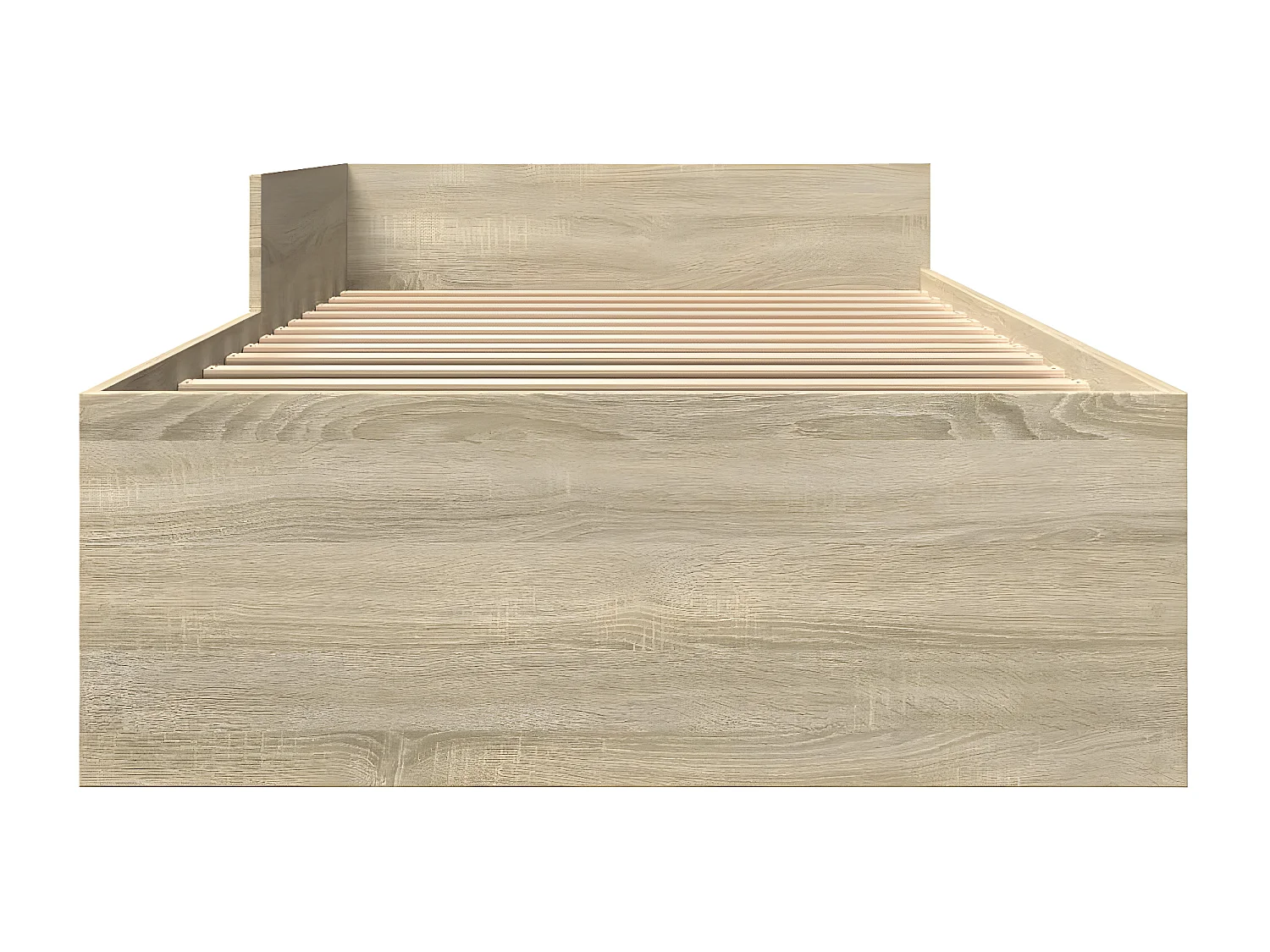 Cadre de lit chêne sonoma 90x190 cm bois d'ingénierie