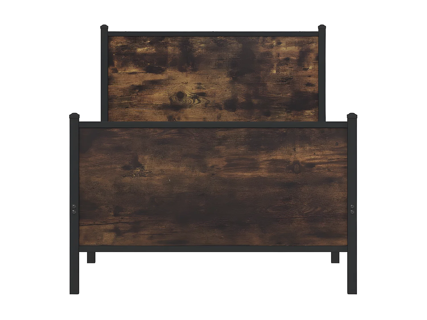 Cadre de lit métal avec tête de lit et pied de lit 80x200 cm