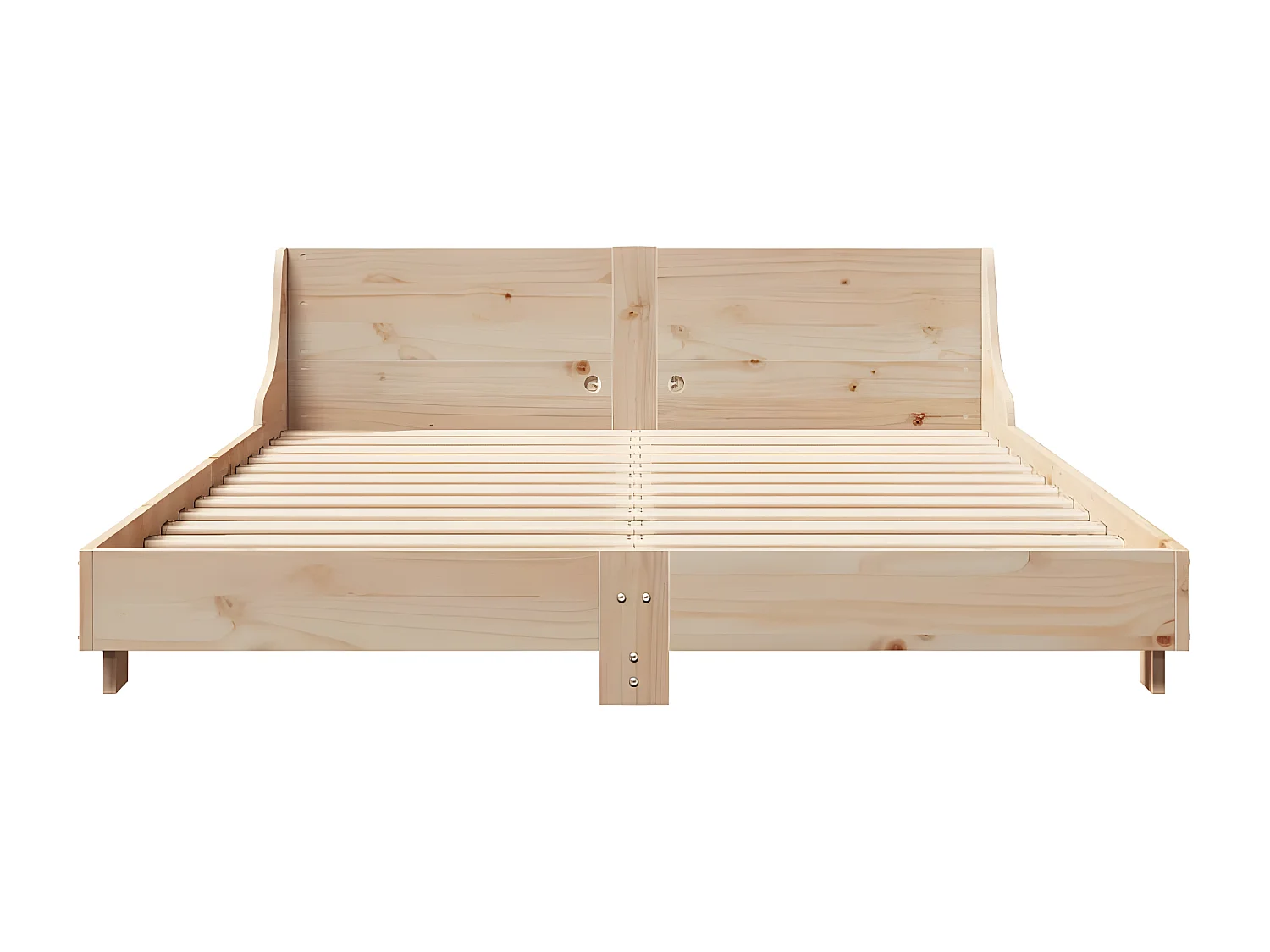 Cadre de lit sans matelas 120x190 cm bois de pin massif