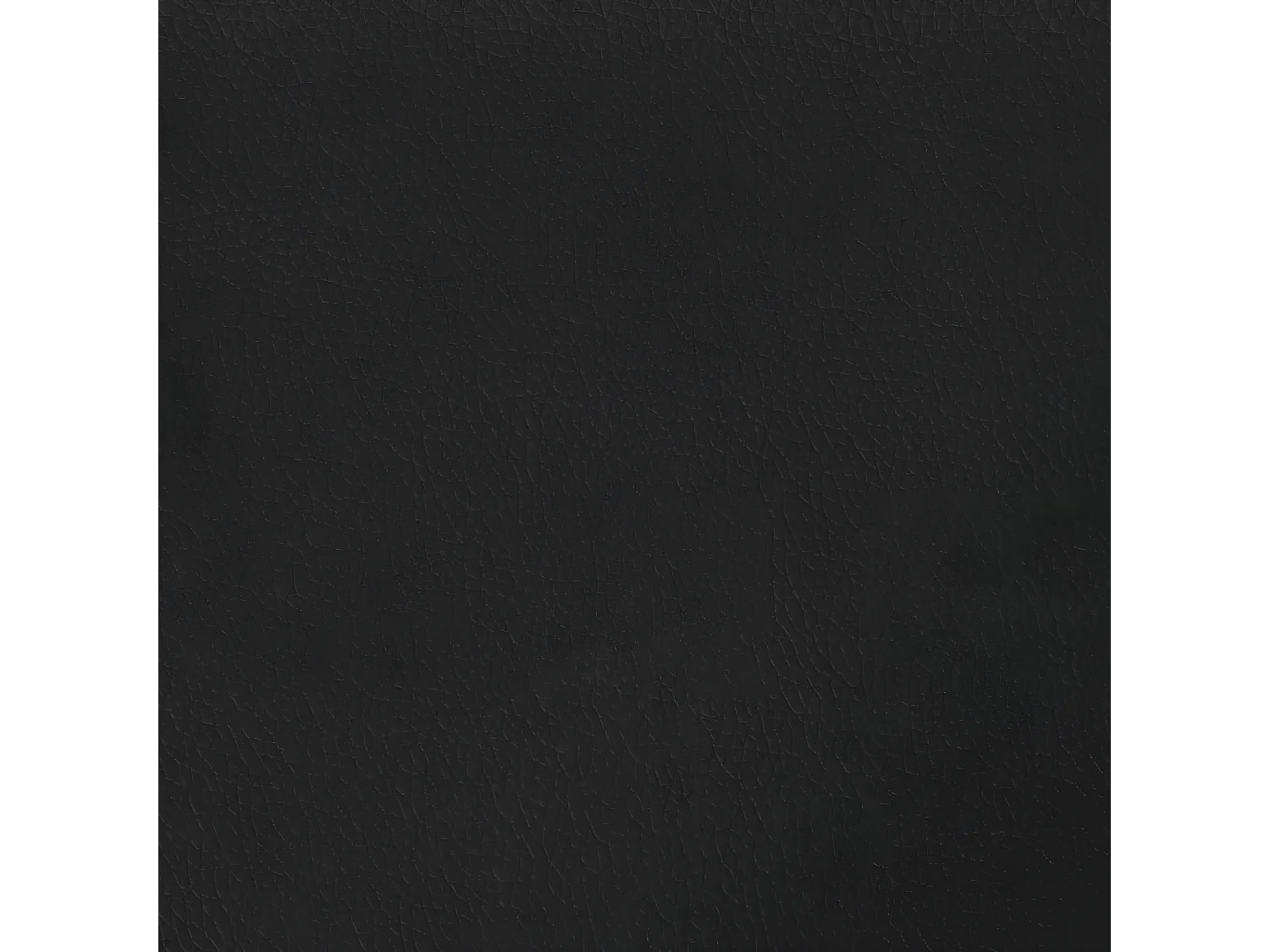 Estructura de cama de cuero sintético negro 180x200 cm