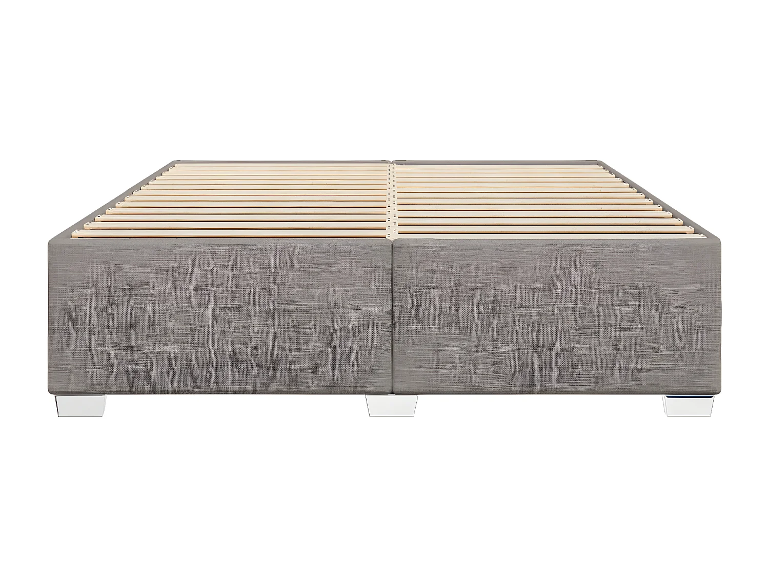 Cadre de lit Taupe 180x200 cm Tissu