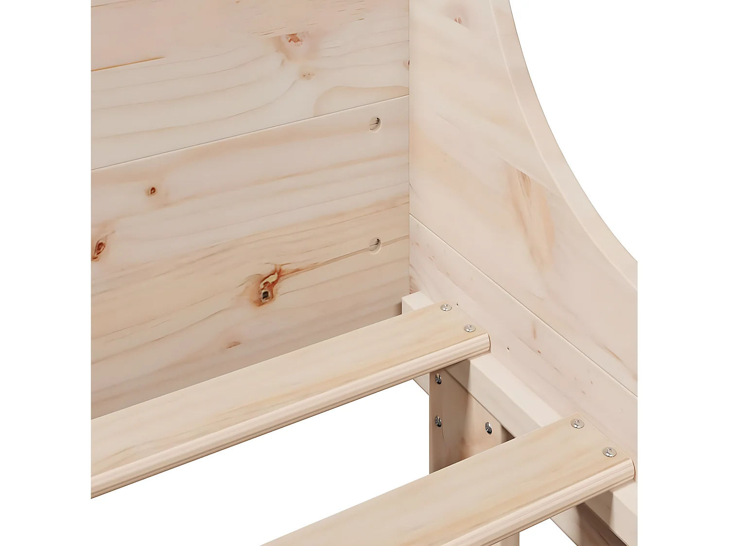 Cama sem colchão 180x200 cm madeira de pinho maciça