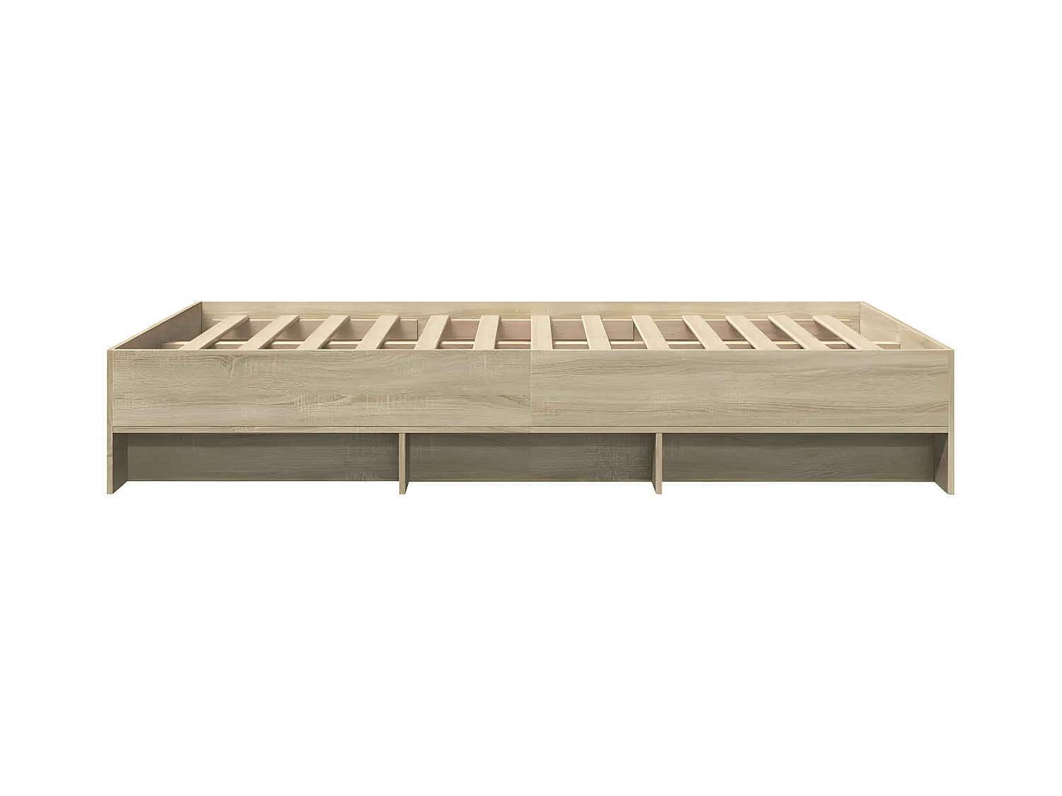 Estructura de cama madera de ingeniería roble Sonoma 120x200 cm
