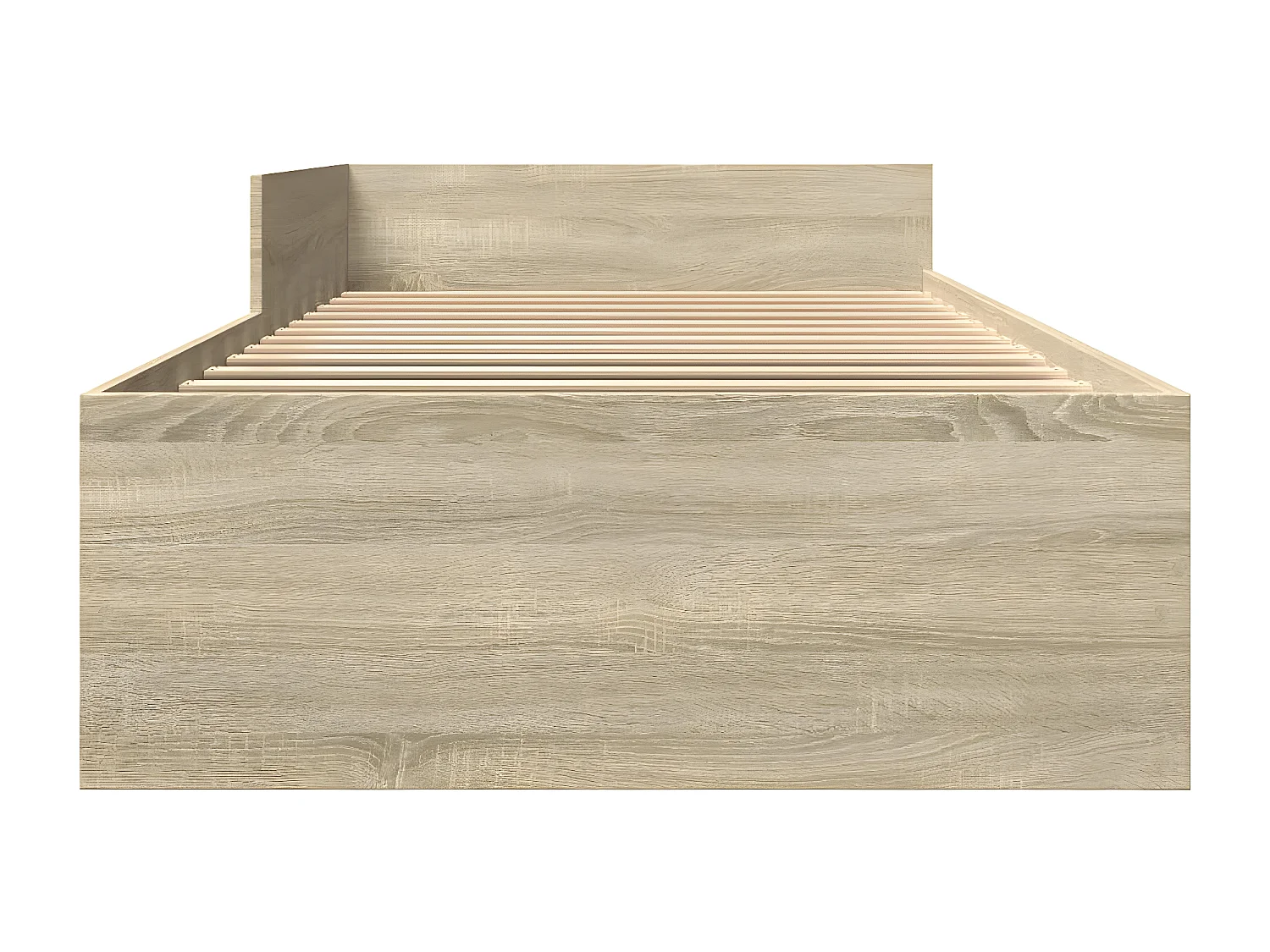 Cadre de lit chêne sonoma 90x200 cm bois d'ingénierie