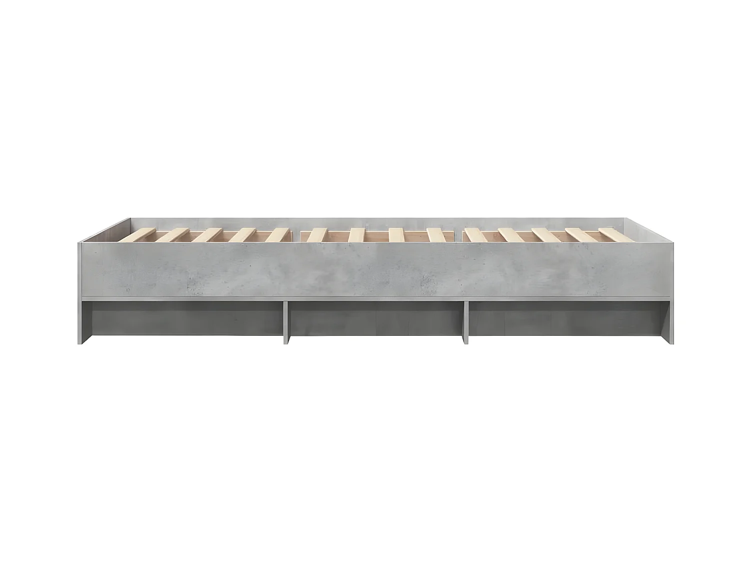 Estructura de cama madera de ingeniería gris Sonoma 90x200 cm
