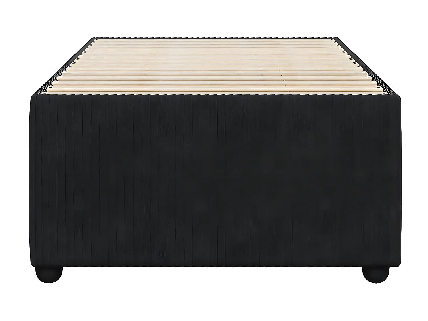 Cadre de lit Noir 90x190 cm Velours