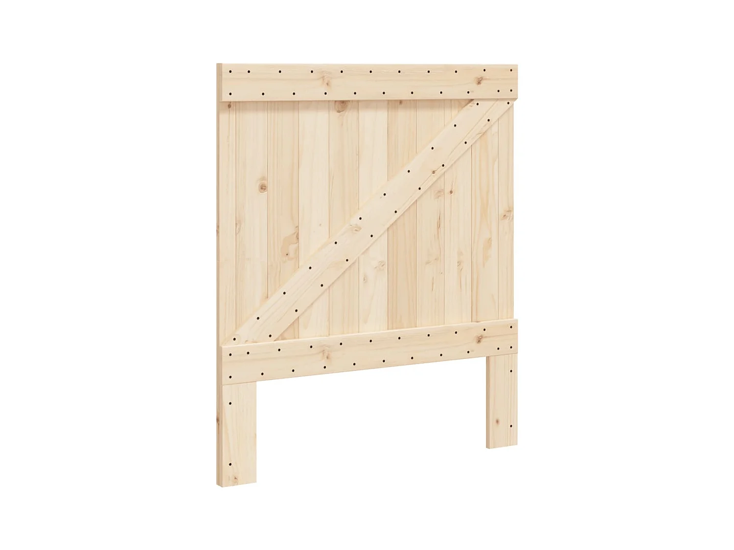 Cadre de lit avec tête de lit 90x200 cm bois de pin massif