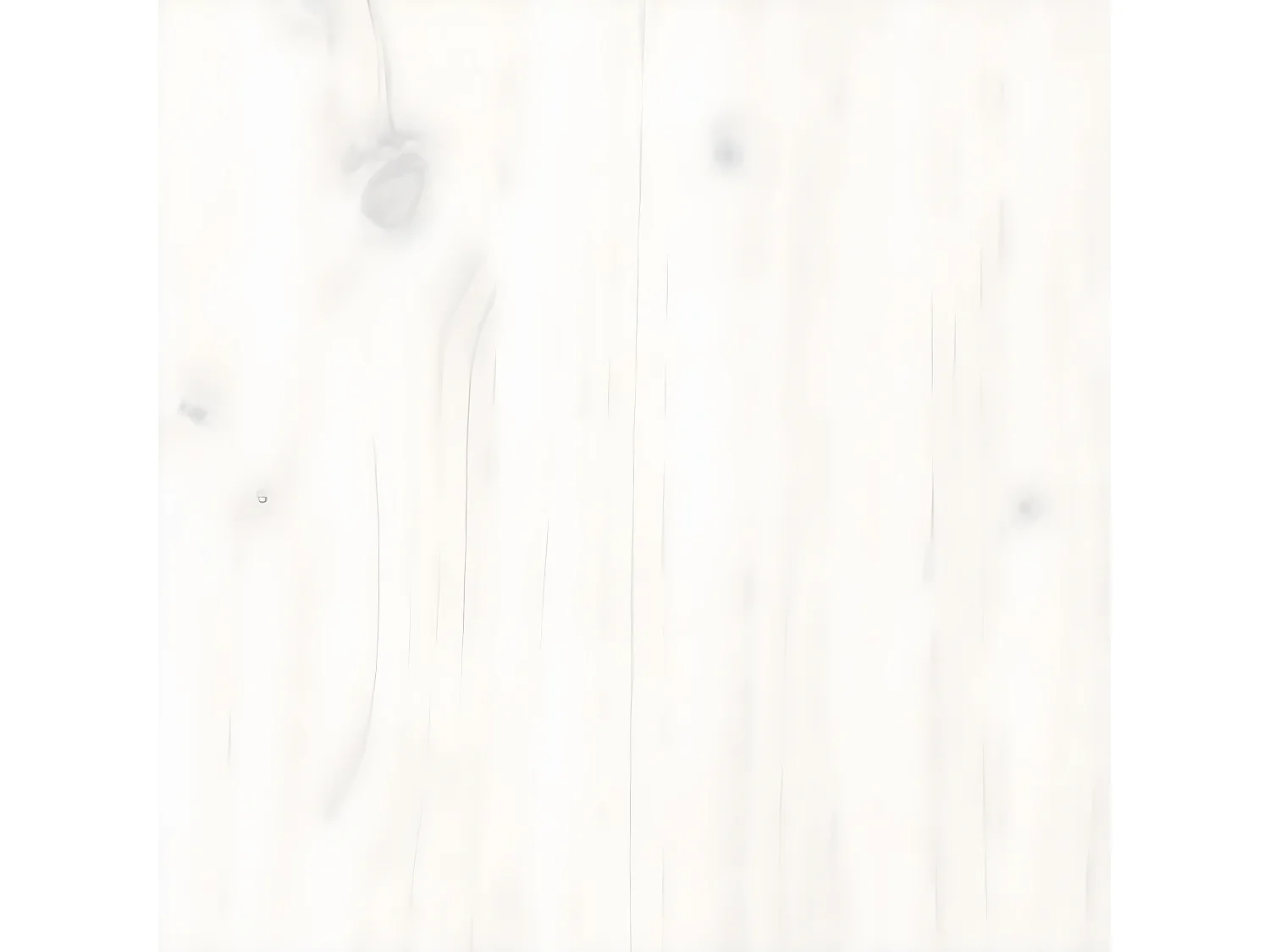 Estrutura de cama madeira de pinho maciça 180x200 cm branco