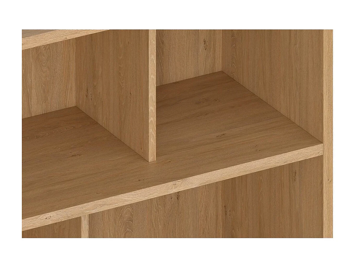 Librería de diseño acabado roble 140 cm EPURE