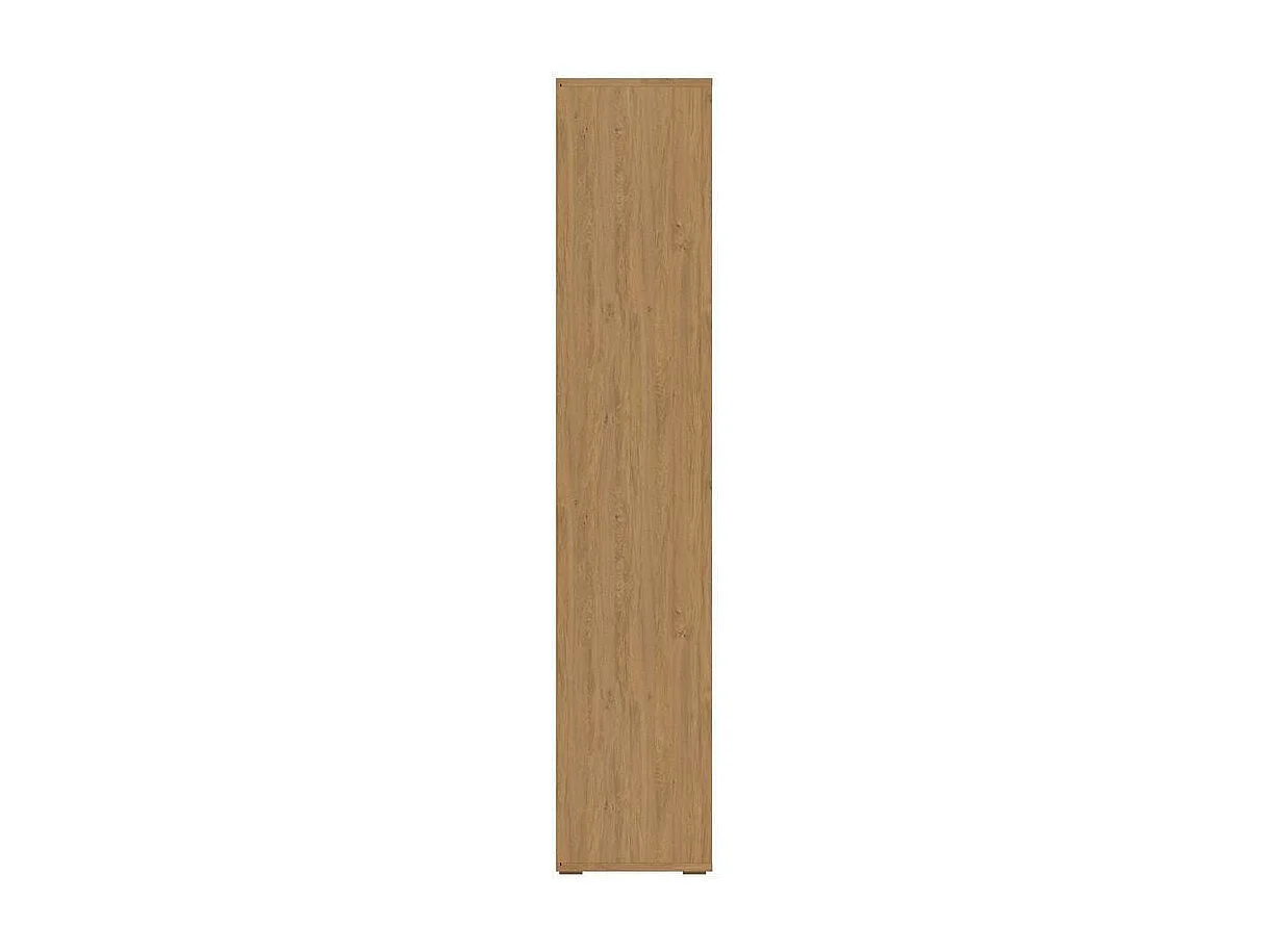 Bibliothèque scandinave finition bois clair chêne L140 cm EPURE