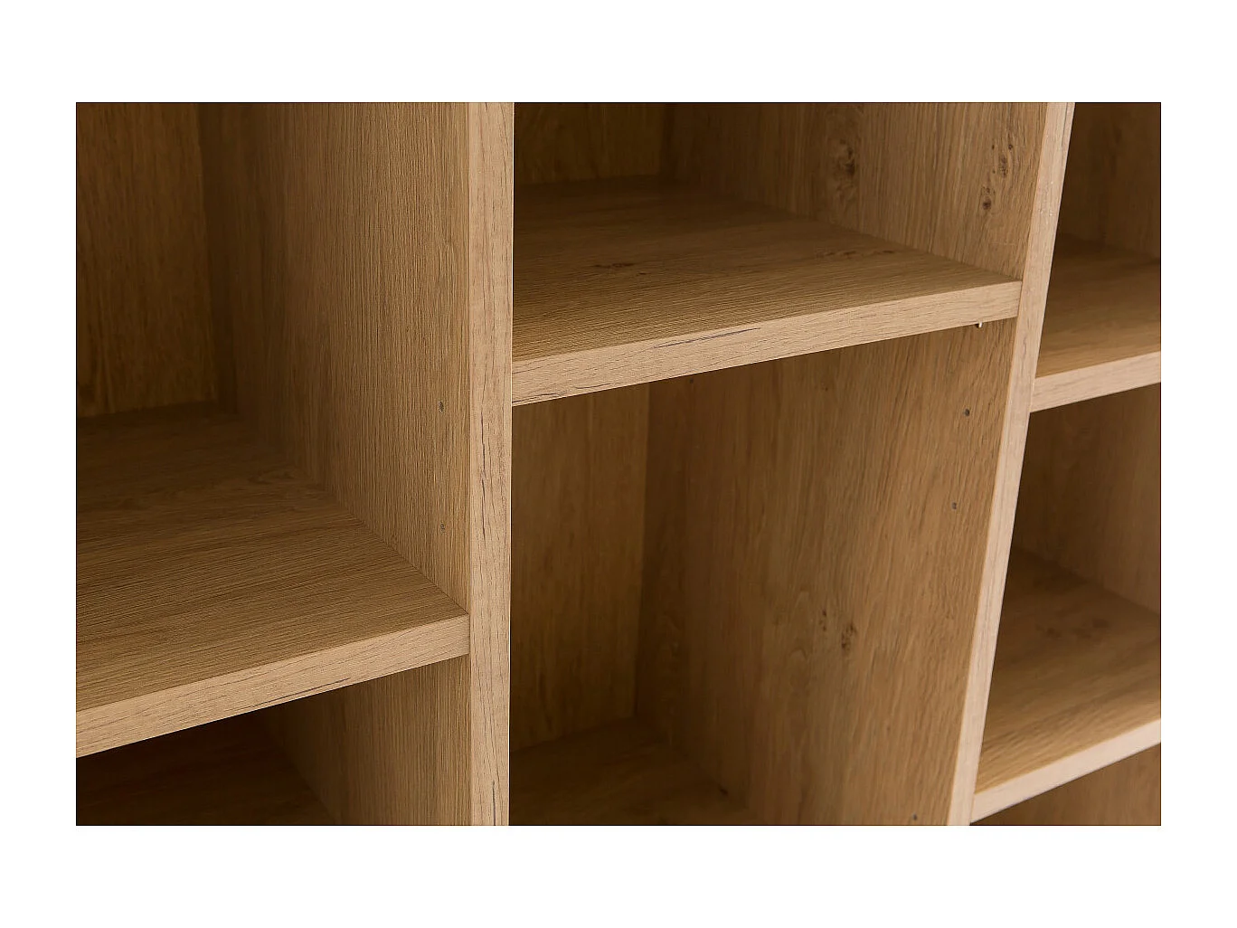 Libreria design in legno Quercia RYTHM