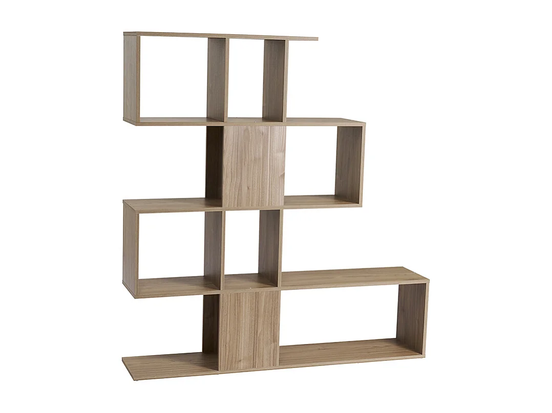 Libreria divisoria di design effetto rovere H147 cm COMO