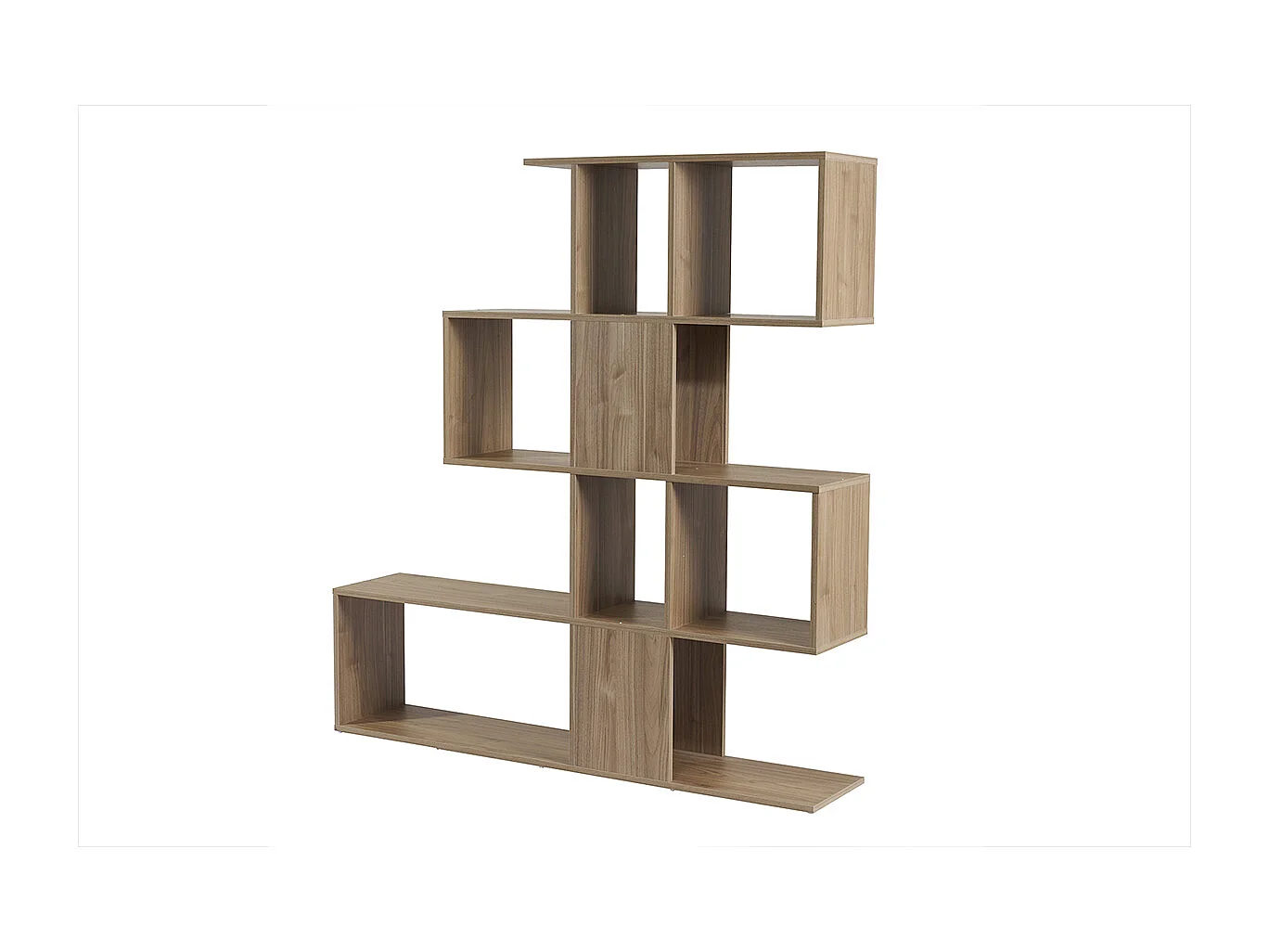 Libreria divisoria di design effetto rovere H147 cm COMO