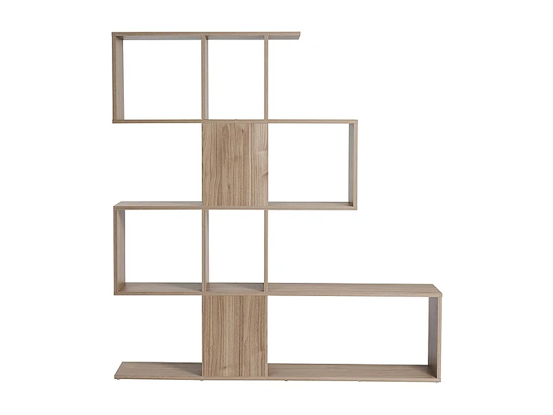 Libreria divisoria di design effetto rovere H147 cm COMO