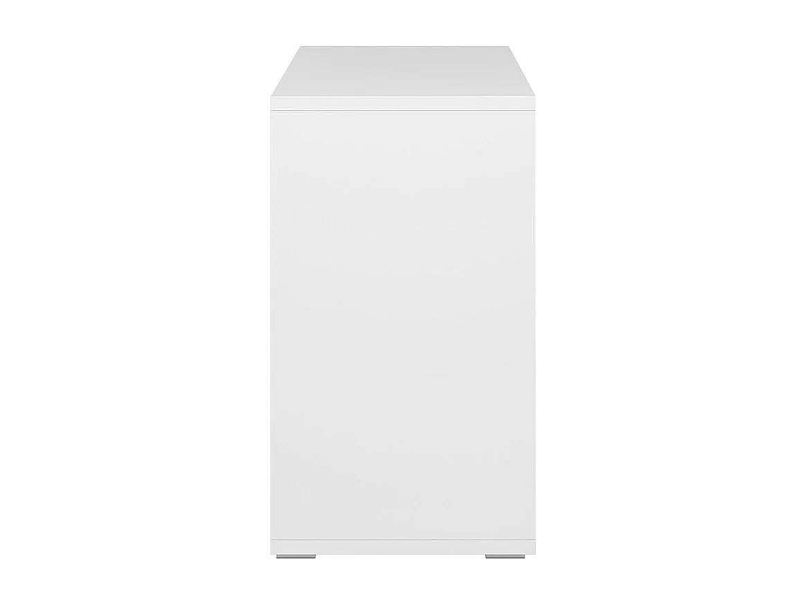 Libreria bassa legno bianco L140 cm EPURE