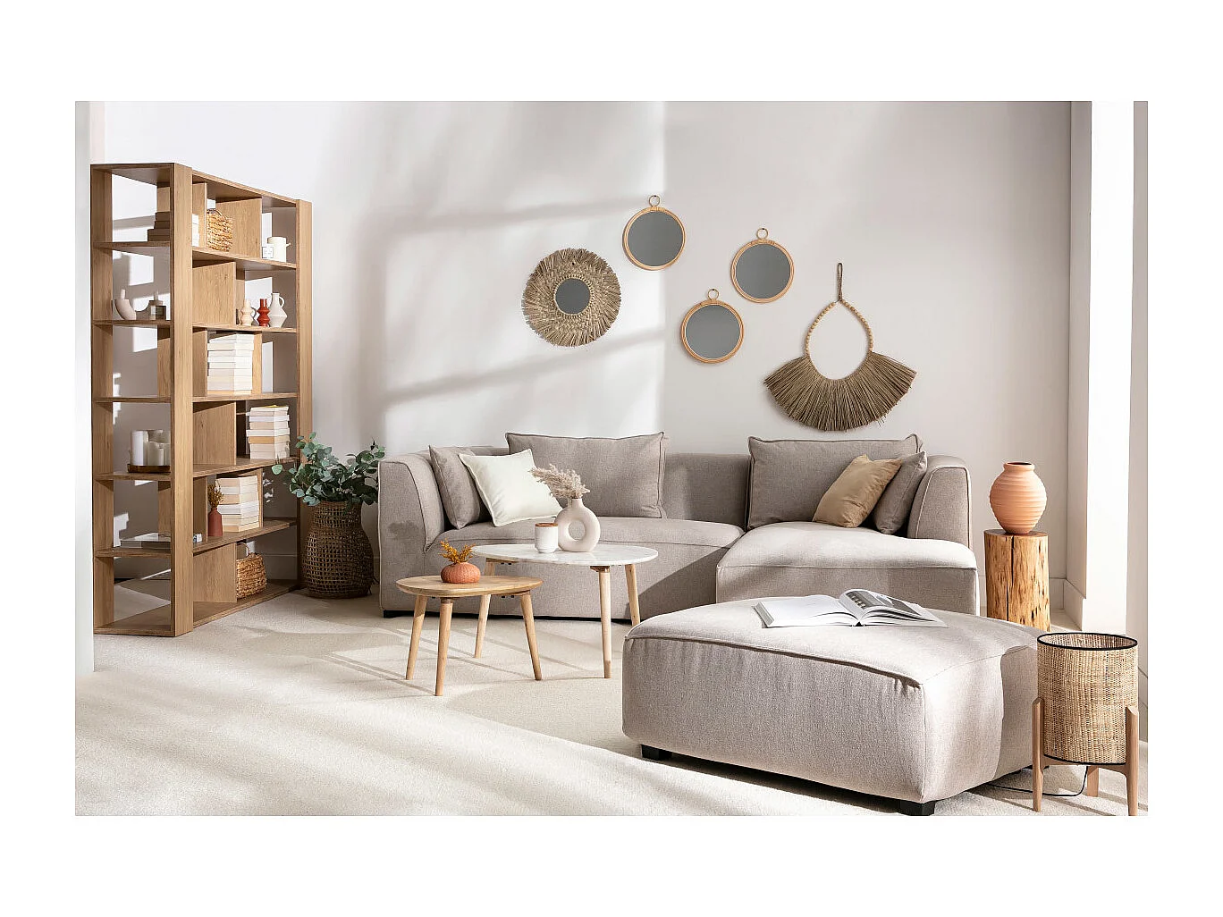 Libreria design bianco MUSSO