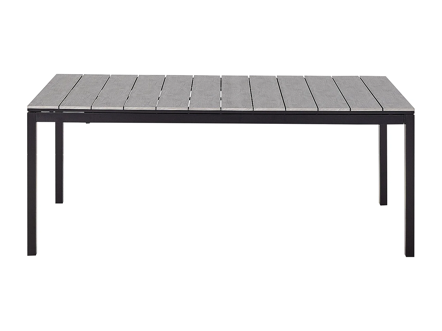 Table de salle à manger de jardin extensible TOFANE 198/248 cm 90 cm Gris