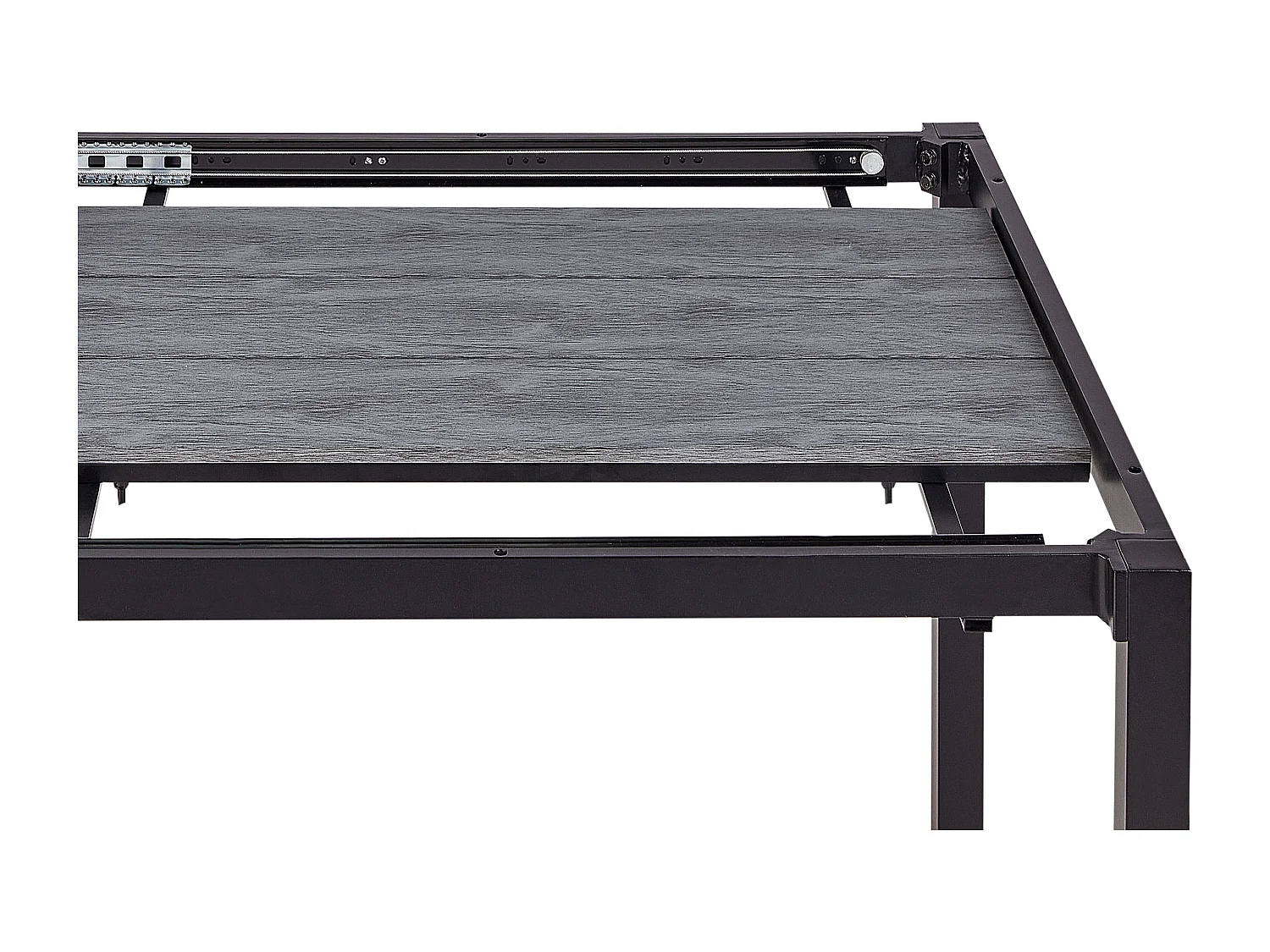 Table de salle à manger de jardin extensible TOFANE 198/248 cm 90 cm Gris