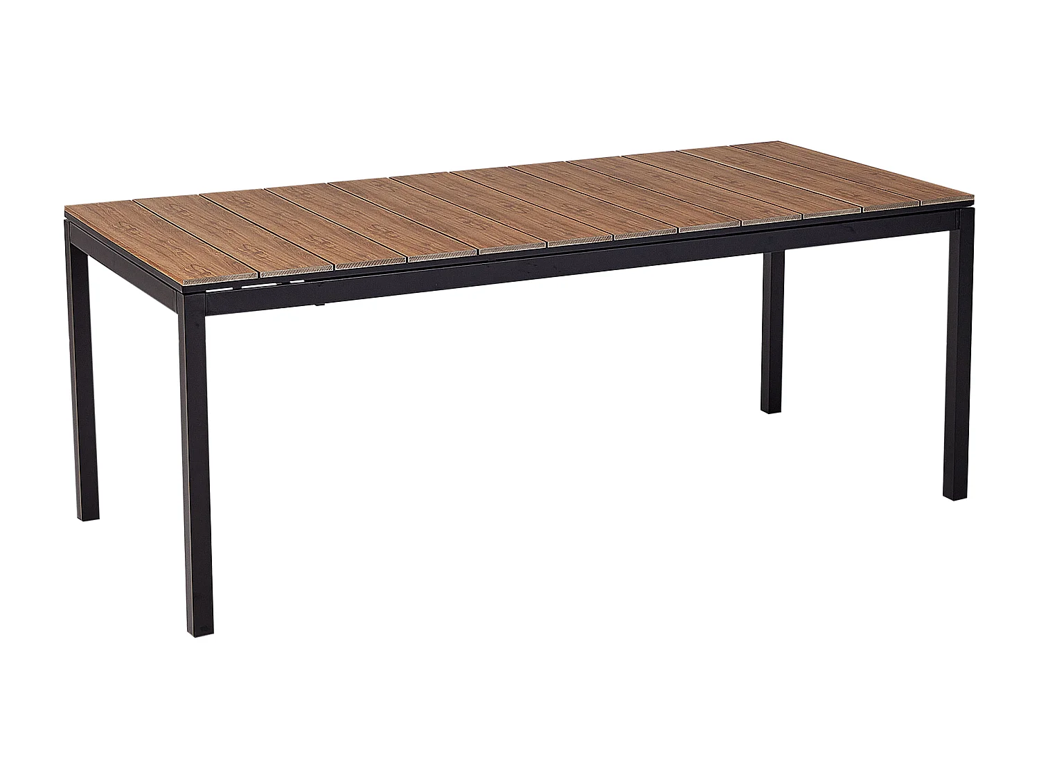 Table de salle à manger de jardin extensible TOFANE 198/248 cm 90 cm Marron