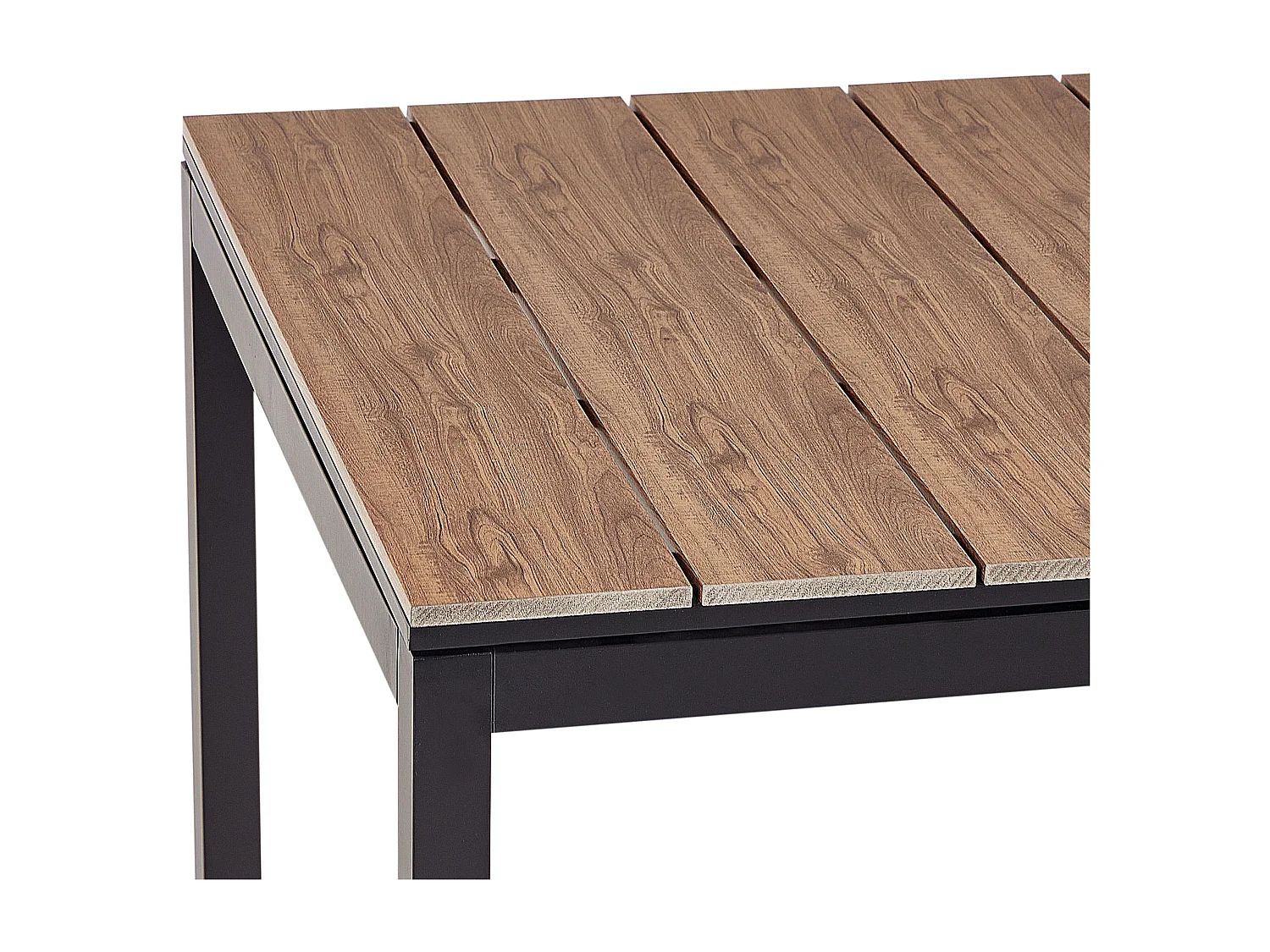 Table de salle à manger de jardin extensible TOFANE 198/248 cm 90 cm Marron