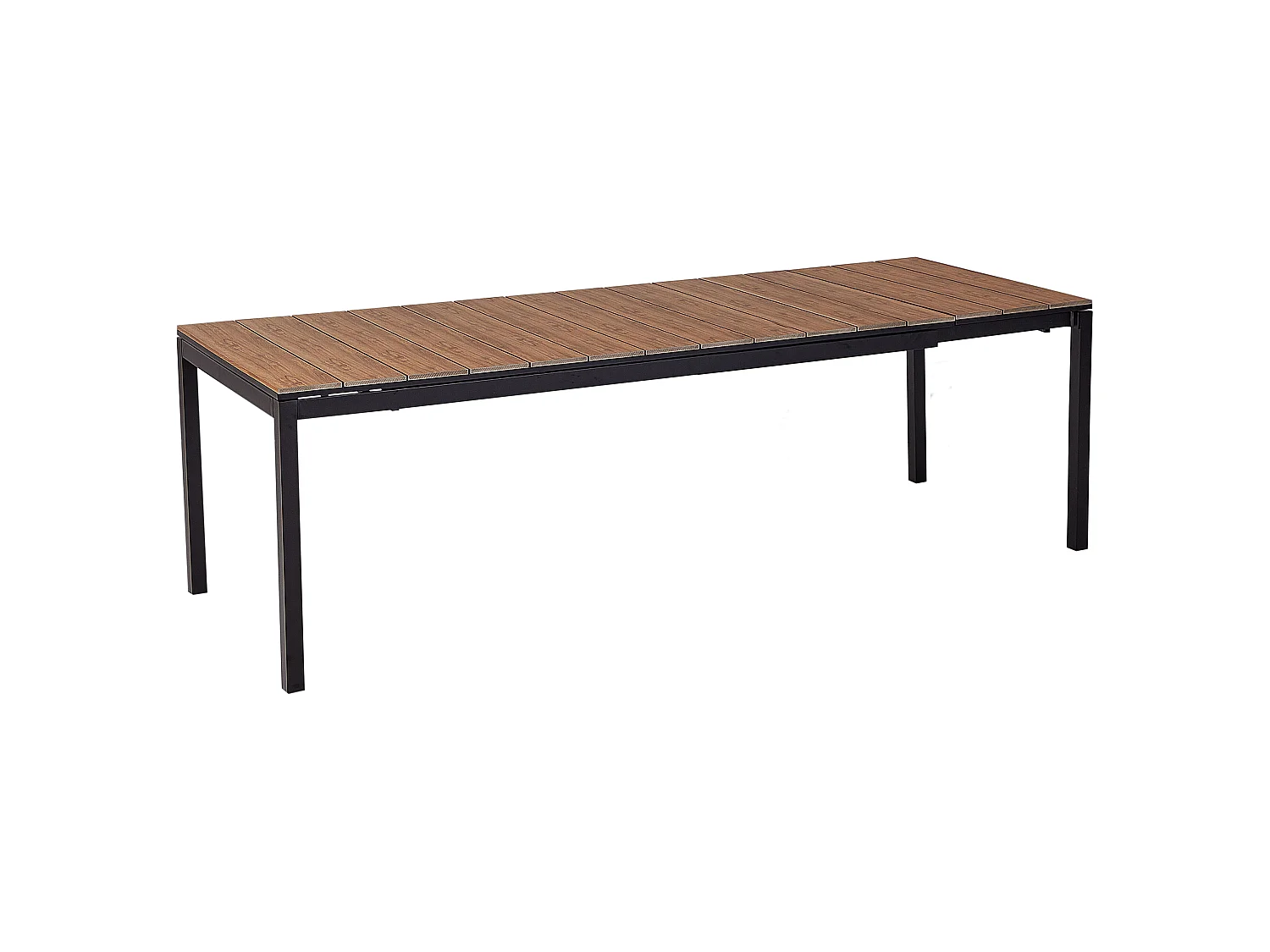 Table de salle à manger de jardin extensible TOFANE 198/248 cm 90 cm Marron