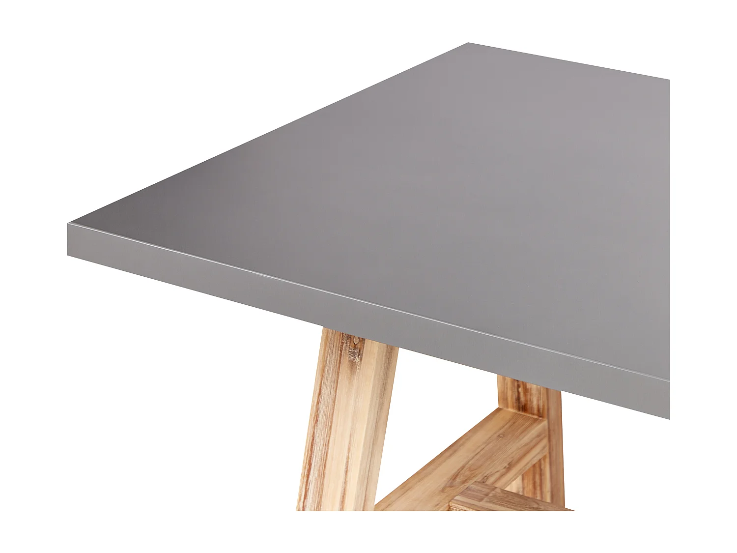 Gartentisch TONNARE 200 cm 100 cm Beton Grau