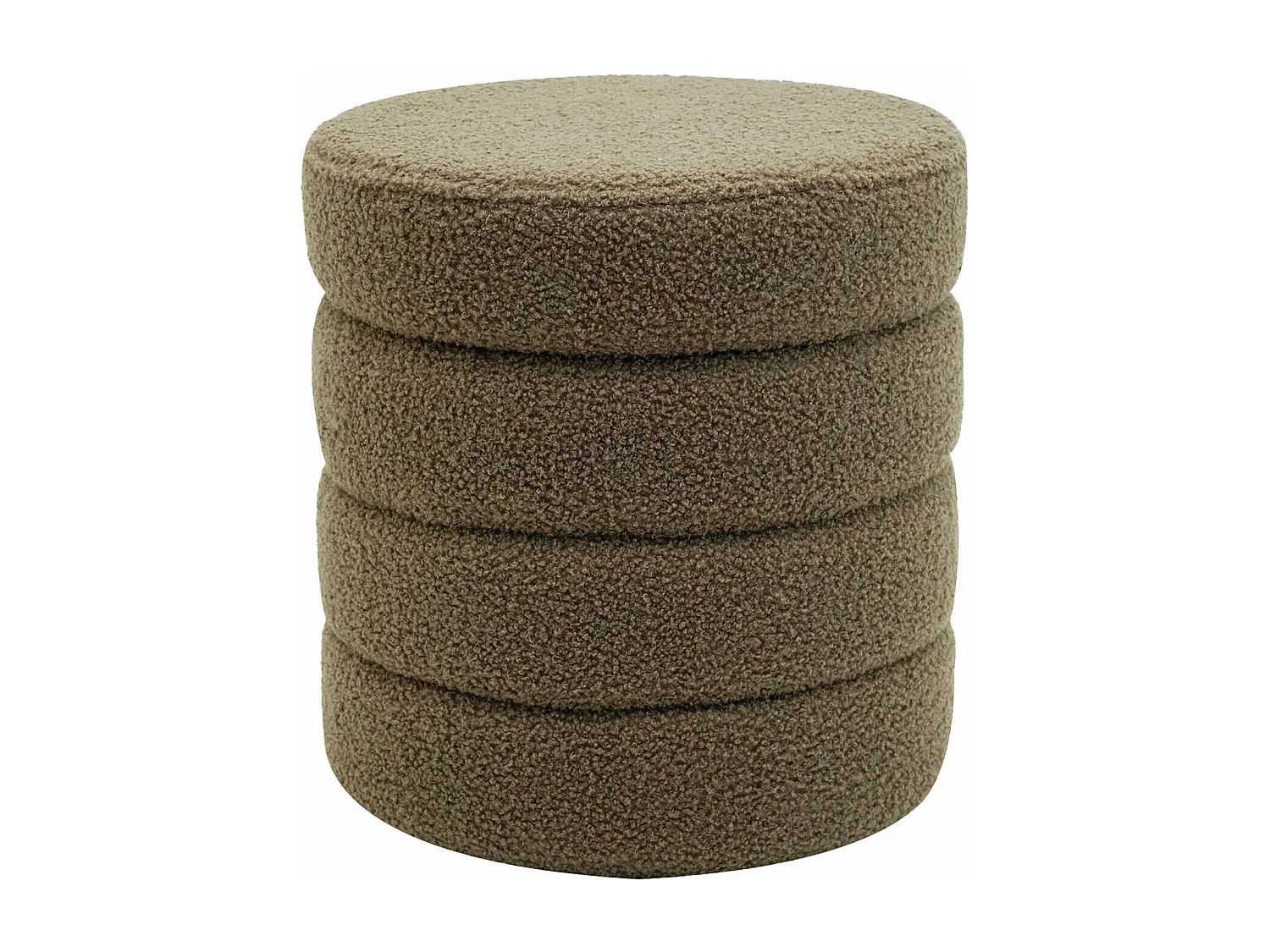 Pouf avec rangement Bunya 40x37x37 Tissu Polyester MDF Moderne