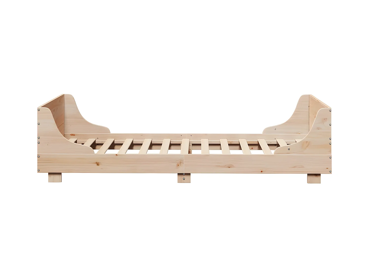 Cadre de lit sans matelas 90x200 cm bois de pin massif