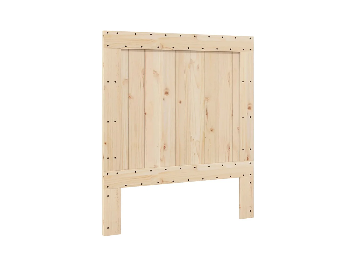 Estrutura de cama com cabeceira 90x200 cm pinho maciço