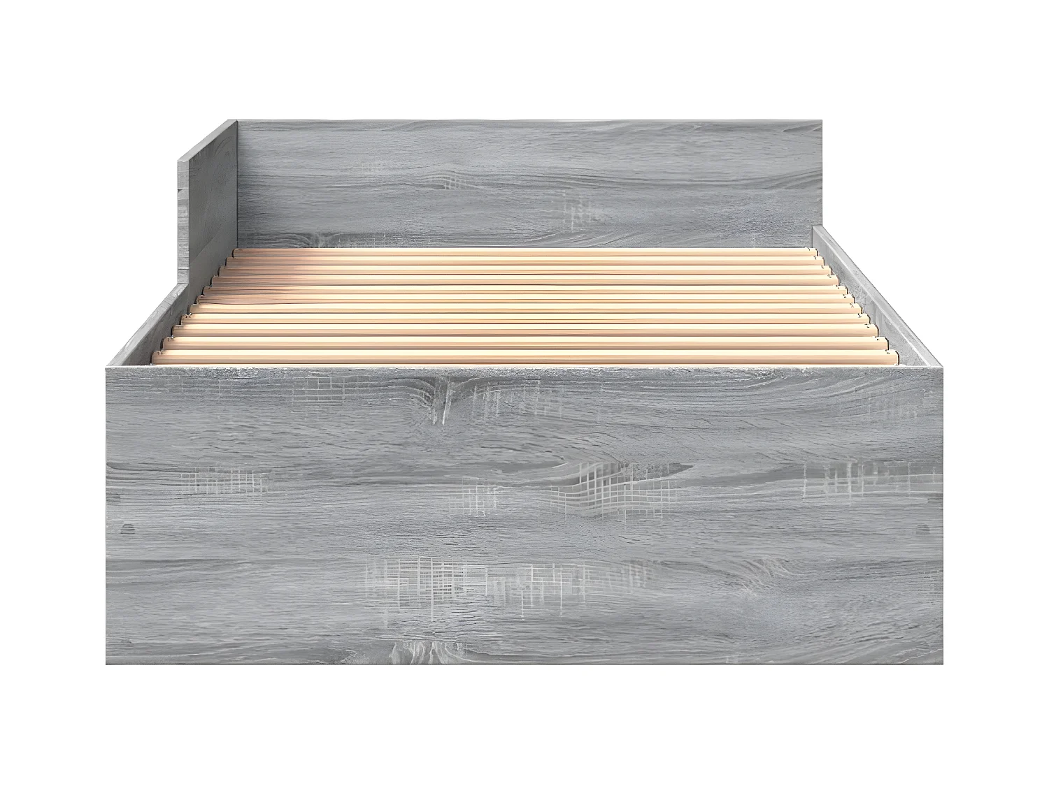 Cadre de lit sonoma gris 100x200 cm bois d'ingénierie
