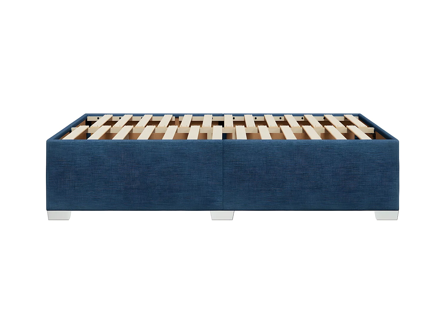 Estrutura de cama 120x200 cm tecido azul
