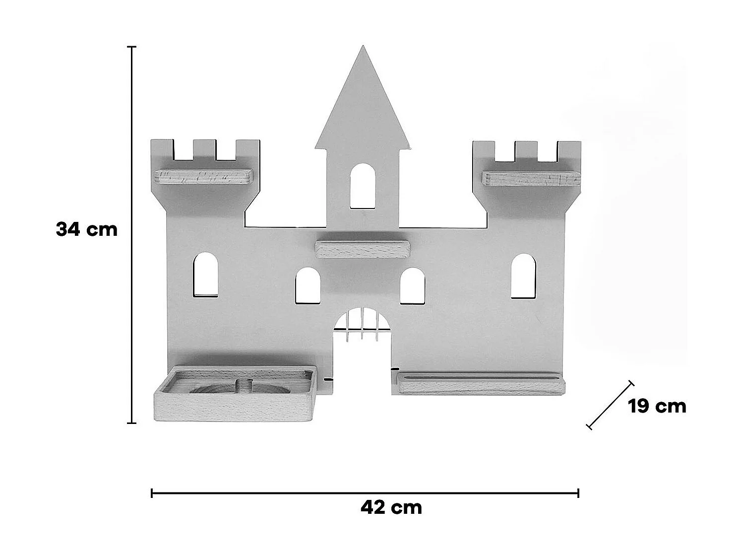 Regal Schloss Kinder Toniebox Tonies Figuren