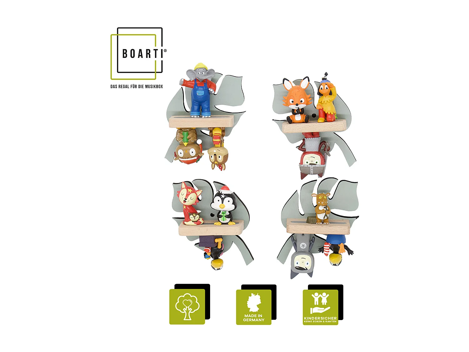 Feuilles étagères enfants Toniebox Tonies