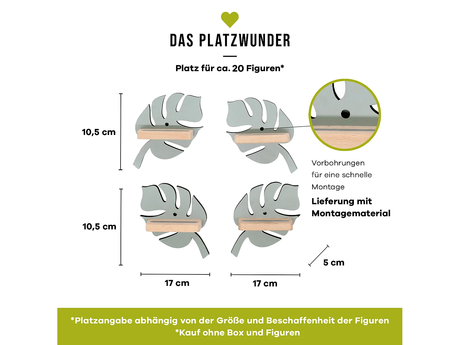 Regal Natur Blätter Kinder Toniebox Tonies Figuren