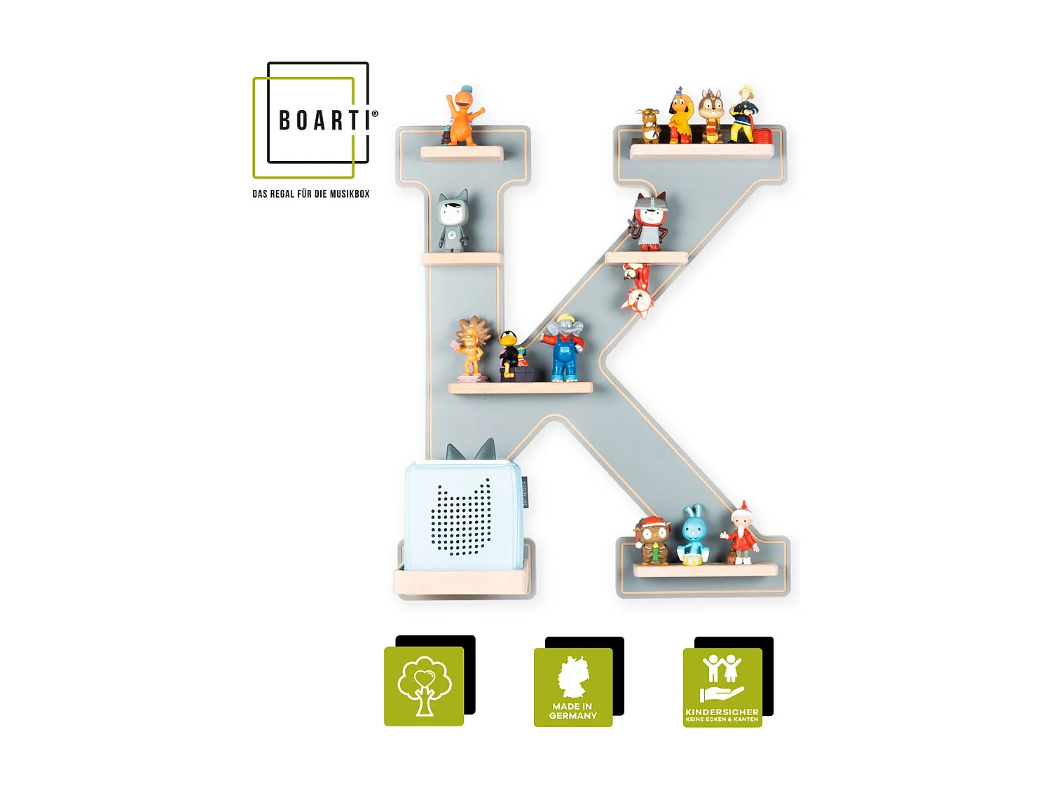 Shelf Letter K dla Toniebox Tonies