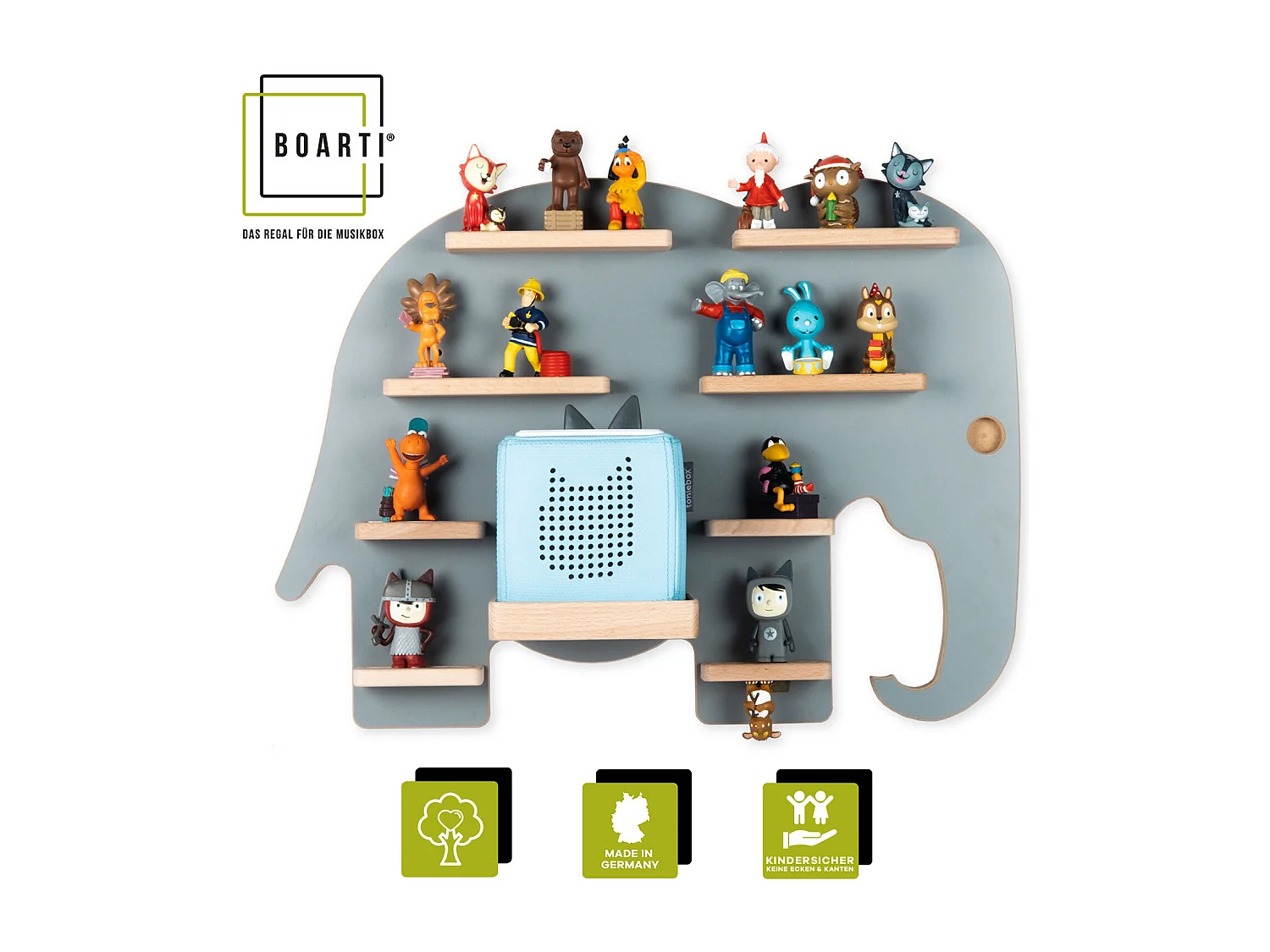 Regal Elefant Kinder Toniebox Tonies Figuren