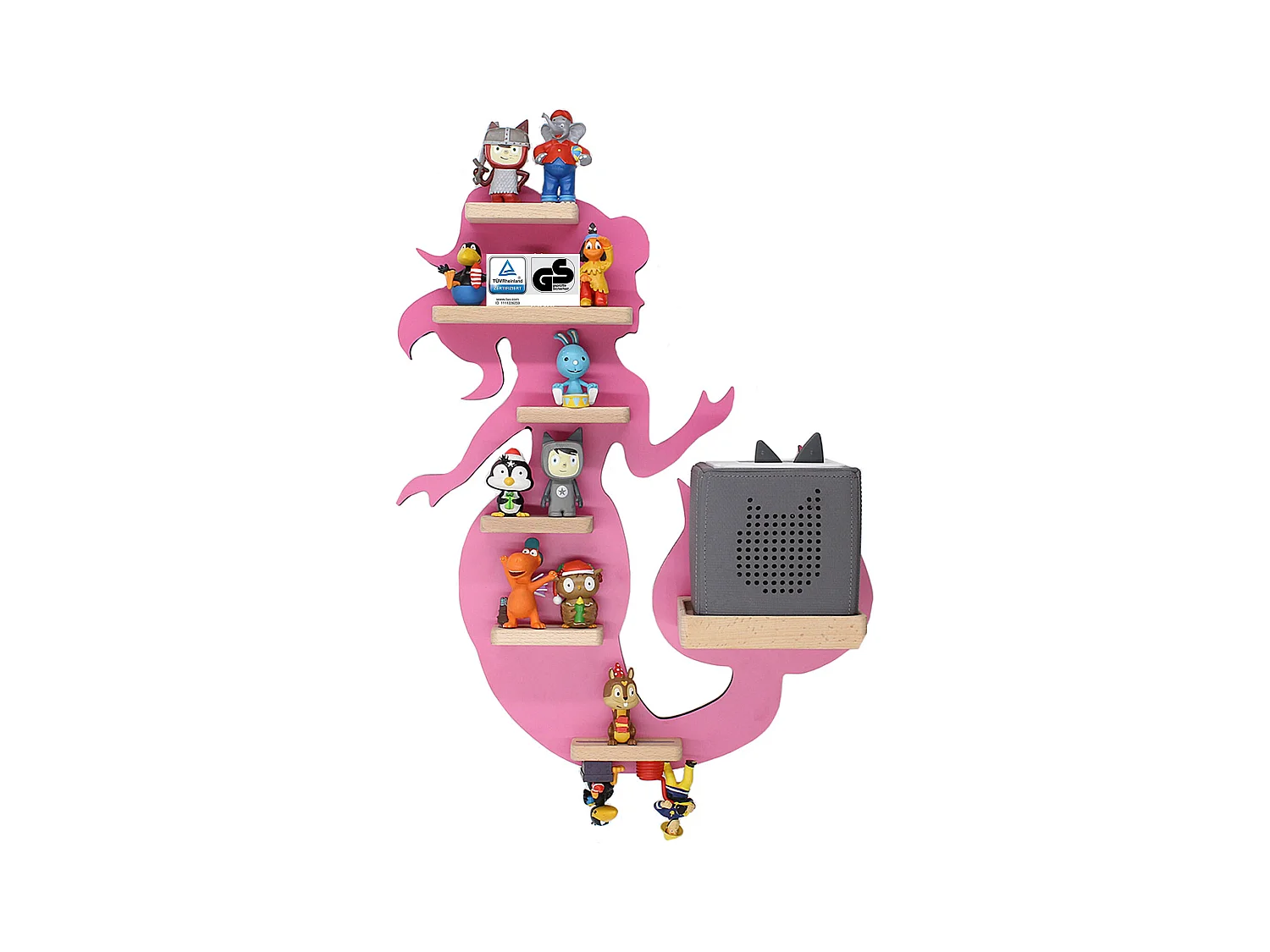 Wall Rack BOARTI Regal Pink H. 50 x W. 39 x D. 19 cm