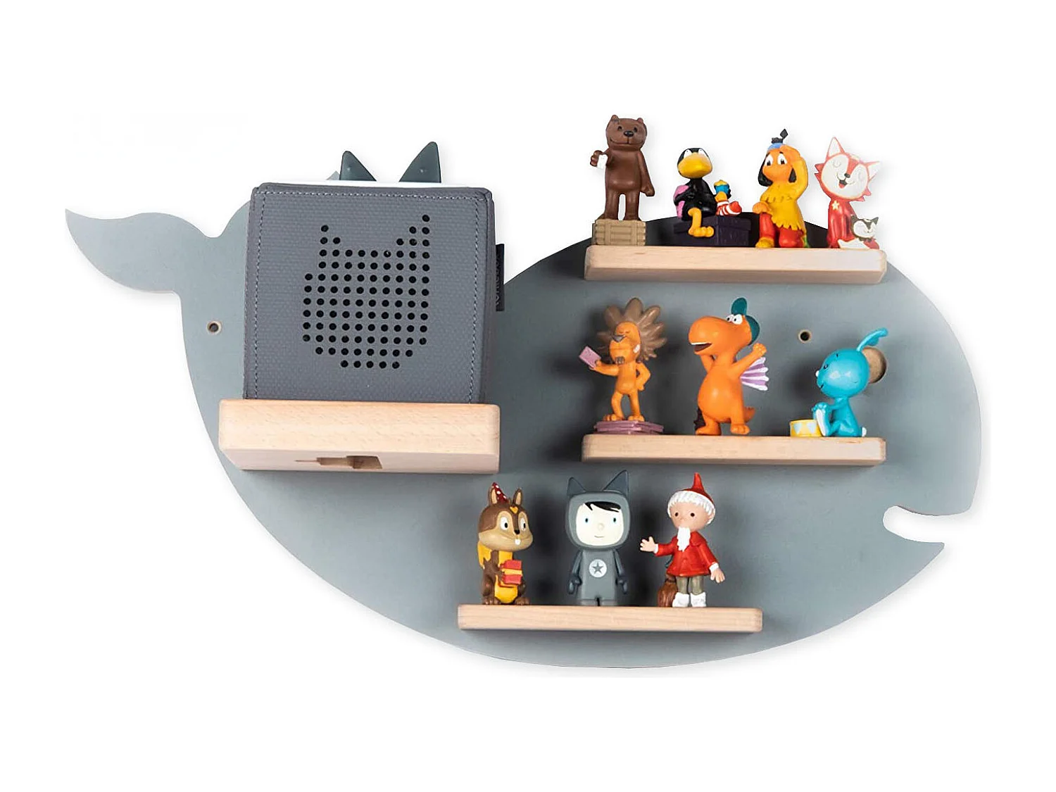 Regal Tier Wal Kinder Toniebox Tonies Figuren