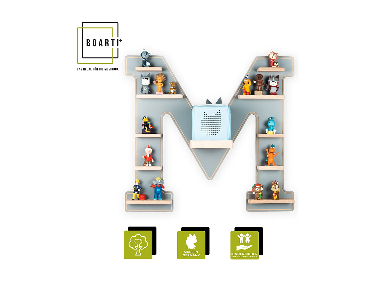 Shelf Letter M dla Toniebox Tonies