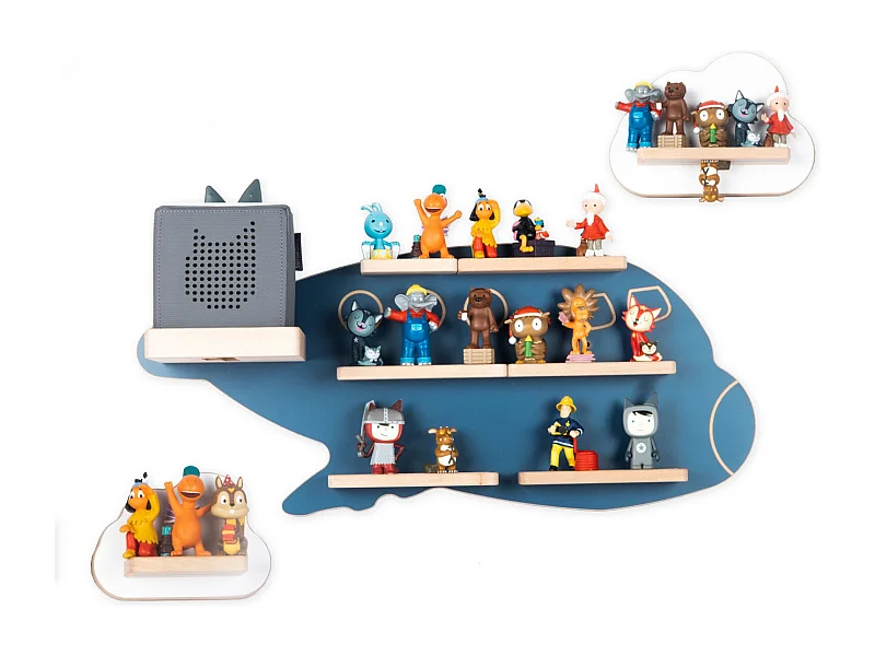 Etagère : nuages en toniebox tonies