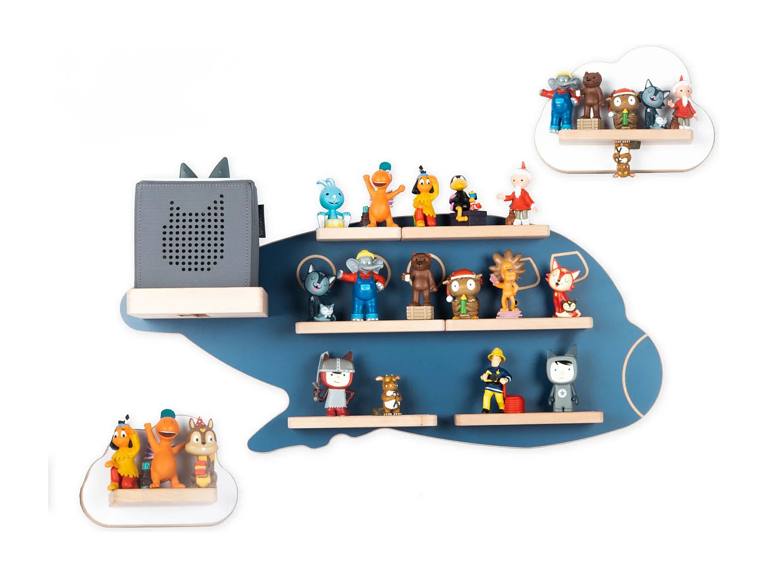 Regal Flugzeug WolkenToniebox Tonies Figuren