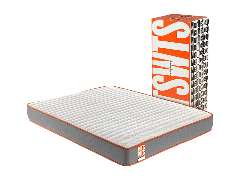 Colchão 140 x 190 cm WTS Salsa | Molas Ensacadas + Visco | 22 cm | Firmeza média